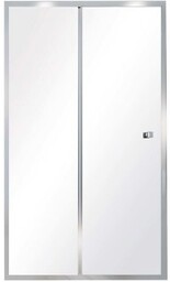 BESCO Drzwi prysznicowe przesuwne DUO SLIDE 140x195 DDS-140