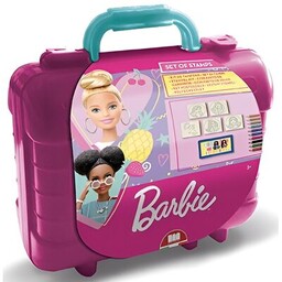 Zestaw kreatywny MULTIPRINT Pieczątki Barbie Travel Set 043-42868