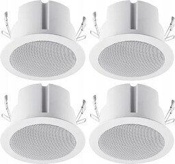 Głośniki sufitowe 100mm 10W/8ohm sufitowy Qc 40T biały