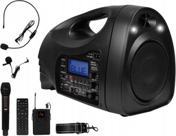 Przenośny Zestaw Nagłośnieniowy Bluetooth MusicMate Gallard 125W Mikrofon