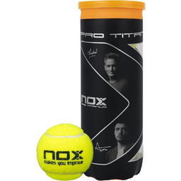 NOX 3 piłki do padla Pro Titanium