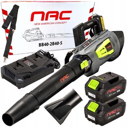 Dmuchawa akumulatorowa Nac BB40-2B40-S 2x Akumulator 4,0 Ah