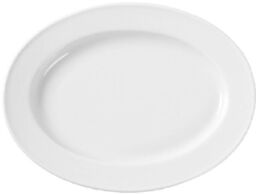 FINE DINE Półmisek owalny porcelanowy BIANCO - 29x20