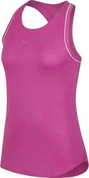 Nike Damski bezrękawnik tenisowy Dri-fit Active Fuchsia/White/Active Fuchsia