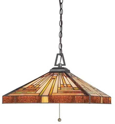 lampa witrażowa TIFFANY STEPHEN QZ/STEPHEN/3P Elstead