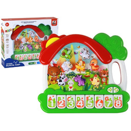 Organki Pianinko Zwierzątka Do Nauki Angielskiego Panel Edukacyjny