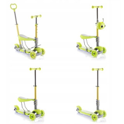 Ewolucyjna hulajnoga 5w1 dla dzieci 3+ z siedziskiem,