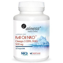 ALINESS Krill Oil NKO Omega 3 z Astaksantyną