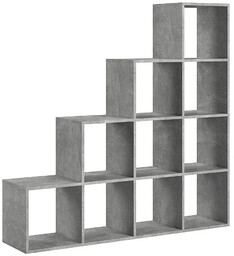 Elior Industrialny regał schodkowy Maleo 9X - beton