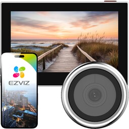 Wizjer Kamera Do Drzwi Dzwonek Wideodomofon Wifi 4,3
