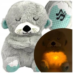 MIŚ szumiący wydra ODDYCHAJĄCY MASKOTKA USPOKAJAJĄCY Wydra szumiąca