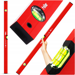 Poziomica S40 200 cm czerwona 3HI0101200 precyzyjna aluminiowa