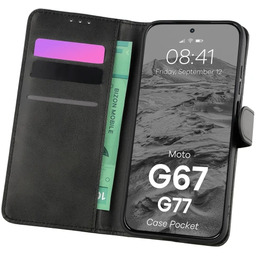 Bizon Etui z klapką Case Pocket do Motorola