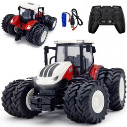 Traktor Ciągnik Zdalnie Sterowany Na Pilota Rc LEDy