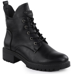 Botki damskie workery ocieplane czarne Vinceza 58609