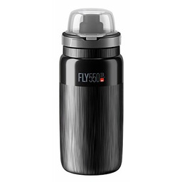 ELITE Bidon Fly Tex MTB 550 ml Czarny