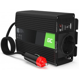 GREENCELL Przetwornica 12V na 230V 150W/300W Modyfikowana sinusoida