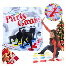 GRA TWISTER ZRĘCZNOŚCIOWA MATA RUCHOWA DLA DZIECI