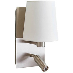 Lindby - Aiden Lampa Ścienna White/Nickel