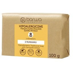BARWA_Hipoalergiczne tradycyjne polskie szare mydło Rumianek 100ml