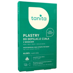 Tanita Plastry do depilacji ciała z woskiem Aloes
