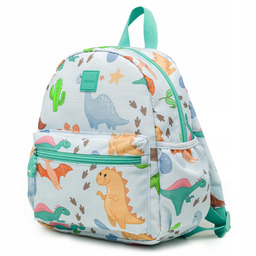 Plecak Dziecięcy Dla Dzieci Przedszkolny Niebieski Dinozaur Puccini