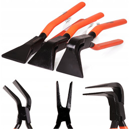 Zestaw Szczypce Dekarskie Do Gięcia Blachy Cęgi Wygięte