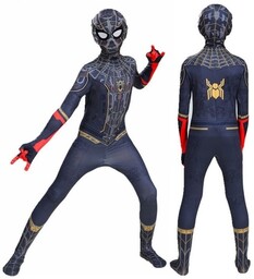 Strój Przebranie Kostium Spiderman Black 116/122