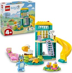 LEGO Bluey: Blue i Łatko na placu zabaw,