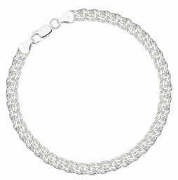 Srebrna Bransoletka Garibaldii 6,50 mm pr 925