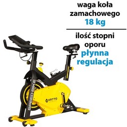 HERTZ FITNESS Rower spinningowy XR-770 Pro