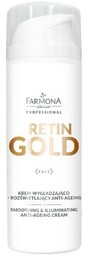 Farmona Professional Retin Gold, Krem wygładzająco-rozświetlający anti age,