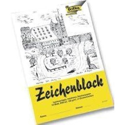 folia 8103 - blok rysunkowy z lnianymi narożnikami