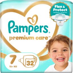 Pampers Premium Care 7 (15+ kg), pieluchy, 32