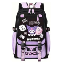 Plecak Szkolny Kuromi Sanrio Duży tornister A4