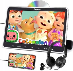 Naviskauto Samochodowy odtwarzacz DVD 10,1" ze słuchawkami wejście
