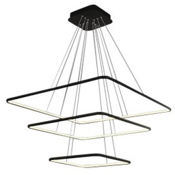 MILAGRO ML519 LAMPA WISZĄCA NIX BLACK 117W LED