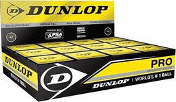Dunlop Sports Dunlop Piłki do squasha Pro, podwójne,