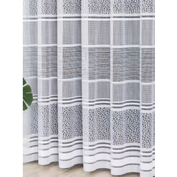 Firanka żakardowa siateczka 200x240 gotowa z taśma