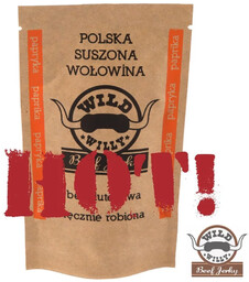 Wołowina suszona Wild Willy ostra papryka 30 g