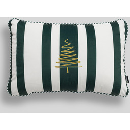 Poszewka na poduszkę Green & White Noel 60x40