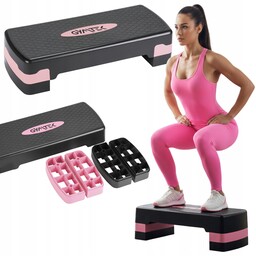Step Do Ćwiczeń Fitness Aerobiku Schodek Podest 3-STOPNIE