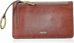 Fossil, Damski Portfel z Klapką, Brązowy