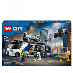 Lego City Policyjna ciężarówka z laboratorium kryminalnym 60418
