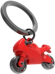 Brelok do kluczy zawieszka Metalmorphose motocykl - czerwony