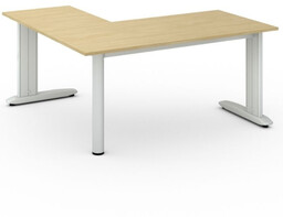 Biurko PRIMO FLEXIBLE 1600 x 1600 mm, brzoza