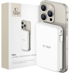 Przenośny power bank indukcyjny, szybki, MagSafe 10000mAh 15W