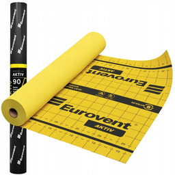 Folia Paroizolacyjna Eurovent Aktv Aktywna Paroizolacja Membrana 90g