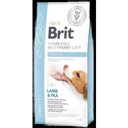 Brit Grain Free Veterinary Diet Dog Obesity Jagnięina