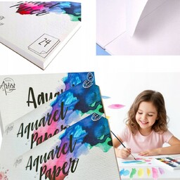 3x BLOK DO MALOWANIA AKWARELAMI DO AKWARELI RYSUNKOWY